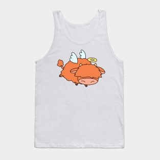 Angel Highland Cow Tank Top